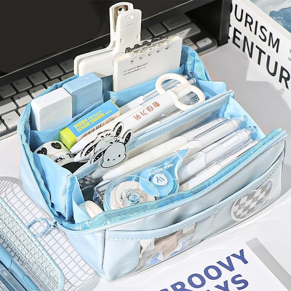 Blyantsæske Etui HVID White