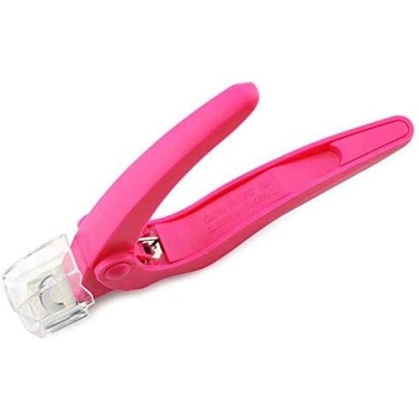 1 st rosa manikyr nagelklippare nagelklippare akryl gel falska nagelspets klippare nagelklippare trippelspets klippare verktyg