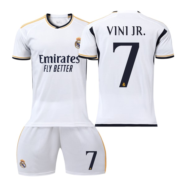 23-24 Real Madrid fodboldtrøje nr. 7 Vinicius 5 Bellingham 11 Rodrigo 10 Modric Real Madrid Home Stadium No. 7 XXXL