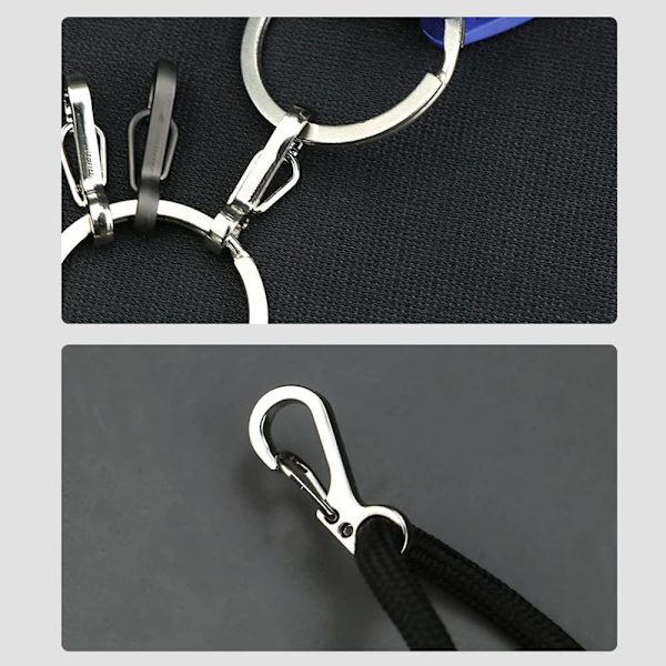 30 st Mini Karabinerklämmor Karbinhakar Liten Karabiner Nyckelring EDC
