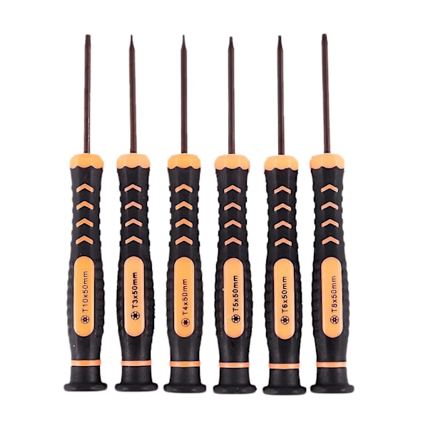 10-i-1 Torx-sett med T3 T4 T5 T6 T8 T10 Torx-bits Egnet for demontering og reparasjon O