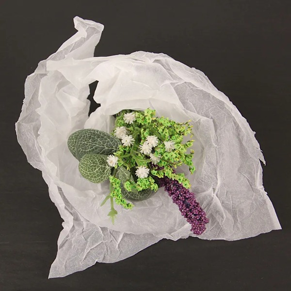 Transparent craftpapper vävpapper, 80 ark vitt för presentpåsar, 30*20cm DIY konstvävpapper för teckning, skapa pappersblommor, fyllning