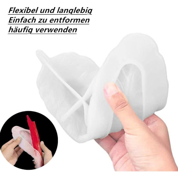 Silikoneform til støbning af harpiks, epoxyharpiksform