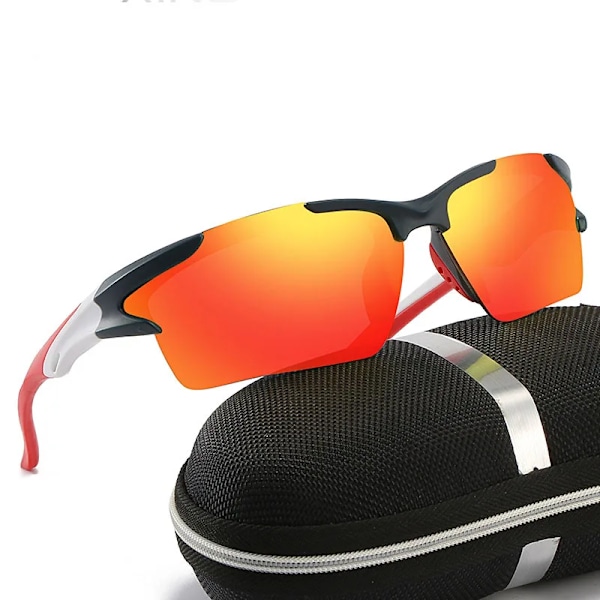 TR90 urheilullinen silmälasit puolikehys pyörä ulkoilma aurinkolasit ulkoilma pyöräily ajo juoksu sävyt lentes de sol hombre urheilu aurinkolasit Red Design