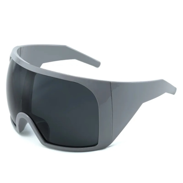 XY9701 Y2K Futuristiske Solbriller 2024 Dame Herre Oversized Buede Linser Shades Ramme Fashion Brand Logo Custom Briller Engros C12 As shown