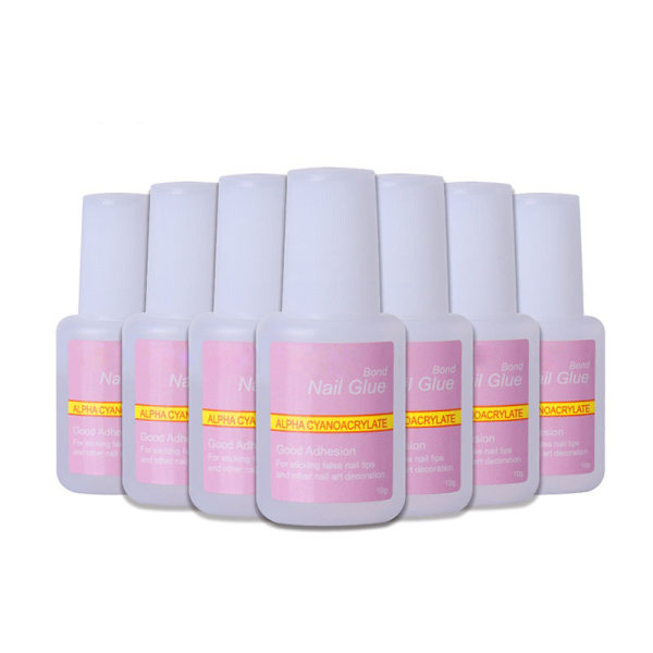 pcs Nail glue with brush, tip glue that gives super grip! 10g