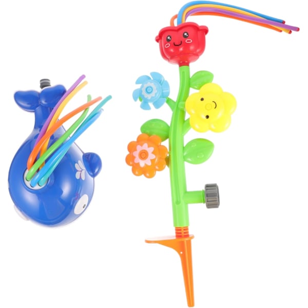 2 stk Vannleketøy Baby Badeleketøy Barn Leke Dyr Leke Baby Playpin Utendørs Vann