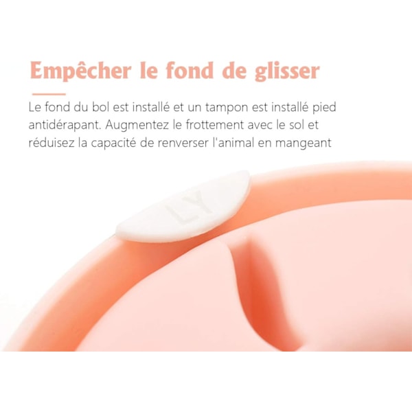 Anti Glutton Hundekat Skål, Langsom Foder Skål til Hunde, Skridsikker Foder Skål, Fremmer Langsom Fordøjelse, til Små Mellemstore Store Kæledyr 15*3.5cm