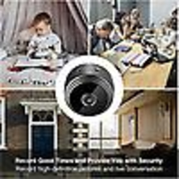 Mini Wifi-kameraer, trådløse kameraer med lyd og videodirektesending, HD 1080p Hjem