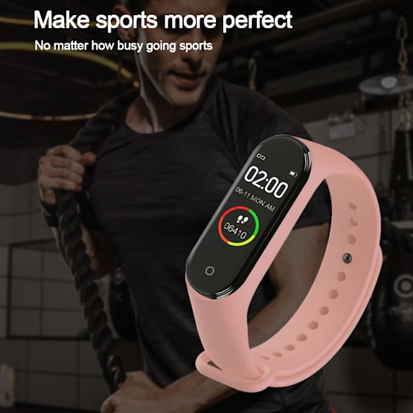 Smartklokke Fitness Tracker RØD Ed