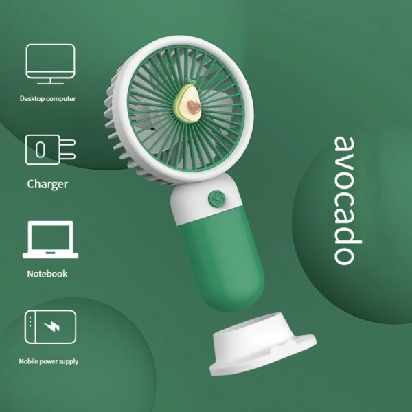 Cute Desktop ventilador Outdoor Portable Fan USB Charging Mini Handheld Fan Flower Fairy Hand-held Rechargeable Pocket Fan