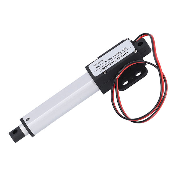 Lineaarinen karamoottori 50mm 12v DC Hiljainen sisäinen rajakytkin Mini sähköinen lineaarinen karamoottori autoteollisuudelle 30mm/s-20N