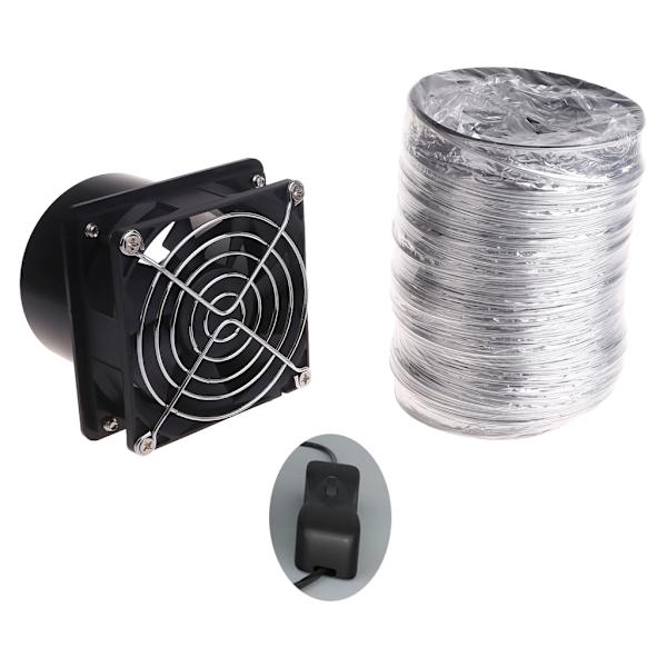 USB-drevet Lodde-Røgopsamler ESD-Røgudtrækker Rørkanalblæser med 1/3/6M Rør Badeværelsesventilationsblæser Damn 3m 0.29