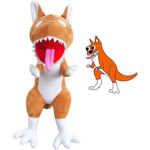 Plush, 10 tum 2 Plushies, Mjuk Monster Horror Fylld Figur Dock för Fans Barn