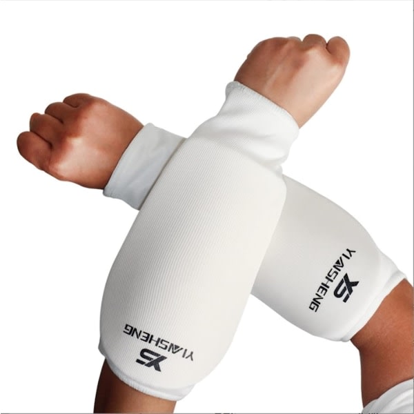 Taekwondo Fabric Combination Hand Fist/Forearm Pads Arm Guard Protector, Martial Arts MMA Karate Sparring SQBB