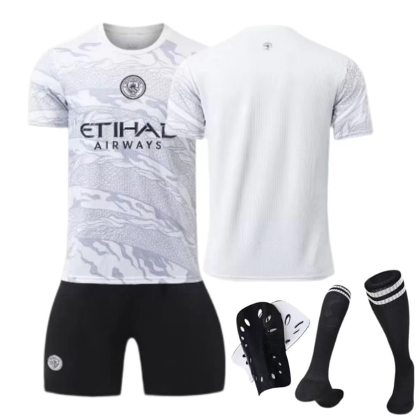 Manchester City Dragon Year Special Edition Jersey 2023-24, barn- och vuxenstorlekar, fotbollströja med nummer 9 Haaland och 17 De Bruyne No socks size 17 22