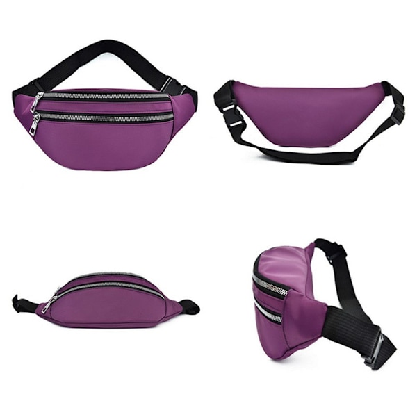 Sport midjeväska påse pack Lila Purple