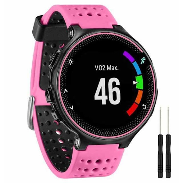 Garmin Forerunner 235/235Lite urrem blødt silikone erstatningsrem til Garmin Forerunner 235/220 / 230/620 / 630/735 Smart Watch