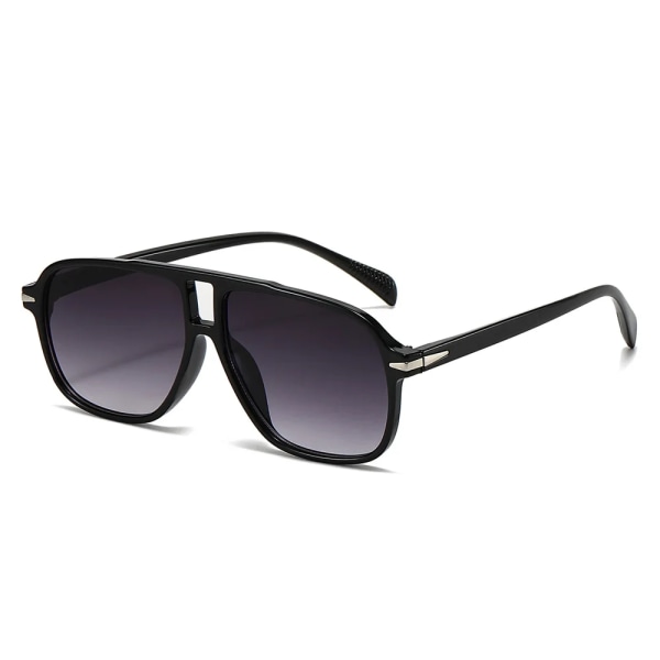 Twooo 40091 Nya Fashion Färgglada Dubbla Bryggor Anpassade Nyanser Solglasögon Kvinnor C1 Black / Grey designer fasionable sunglasses