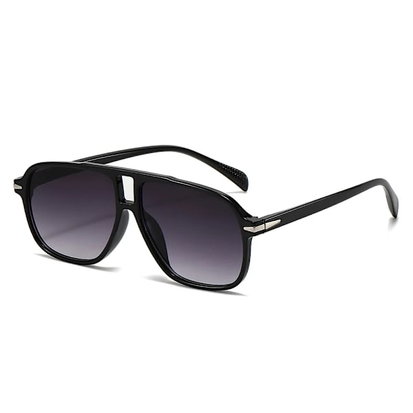 Twooo 40091 Nya Fashion Färgglada Dubbla Bryggor Anpassade Nyanser Solglasögon Kvinnor C8 Black / Clear designer fasionable sunglasses