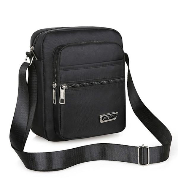 Herr Crossbody-väskor Axelväska SVART 4 DRÄCKDRÅGOR 4 DRÄCKDRÅGOR svart 4 blixtlås-4 blixtlås