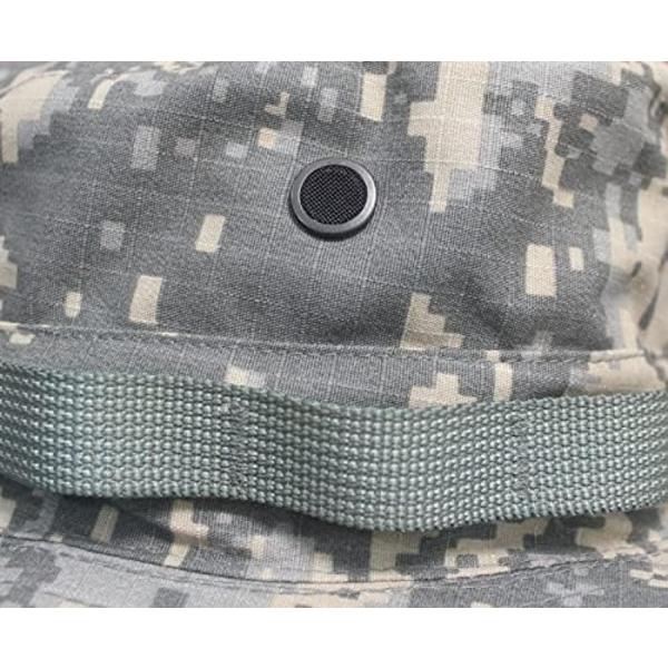 Boonie Tactical Fiskehatt Solskydd Visir Vision Kamouflage för Camping Vandring Fiske Män Unisex ACU