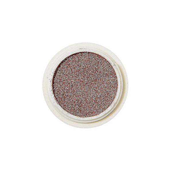6 lådor roséguld krom nagelpulver, nagelkonst pigmentpulver set