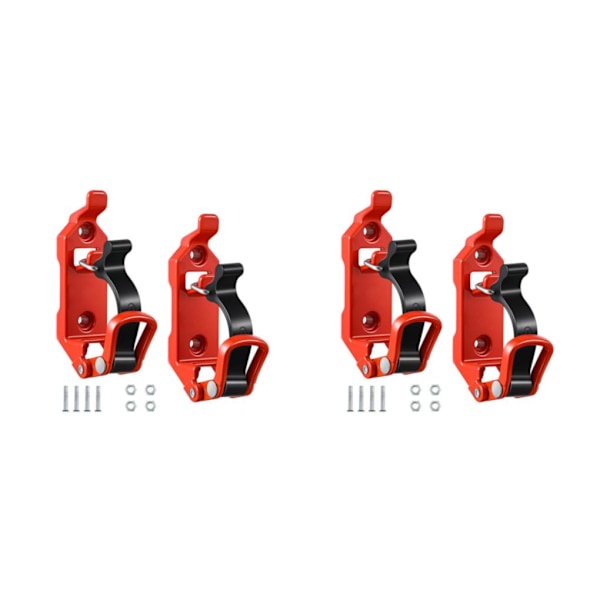 1/2/3 2-pack/parti Fäste för takräcketillbehör Väggmontering Orange Orange 2Sets
