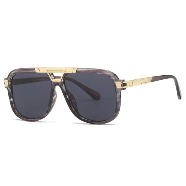 Høj kvalitet moderne plastik metal trendy solbriller mode tilpasset logo nuancer luksus solbriller til kvinder mænd C2 trendy sunglasses