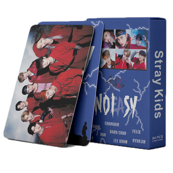 54 st/set Kpop Stray Kids Lomo Kort Nytt Album Boys Fotokort Cherry