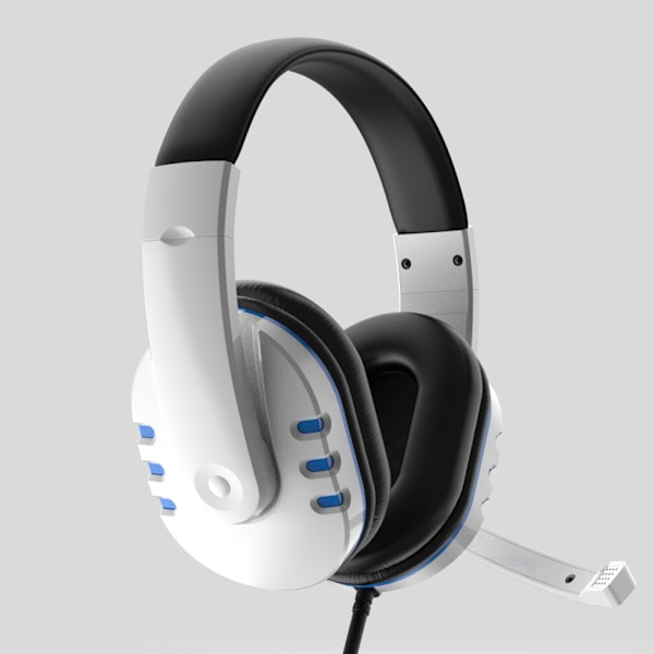 Gaming Headset til PS4 PS5 PC Xbox One, PS4 Headset med Mikrofon Surround Bass Sound Hovedtelefoner Støjreduktion