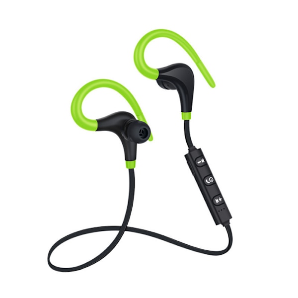 Bluetooth-kuulokkeet mikrofonilla - Langattomat - Moniväriset urheilulliset Bluetooth-kuulokkeet Vihreät green