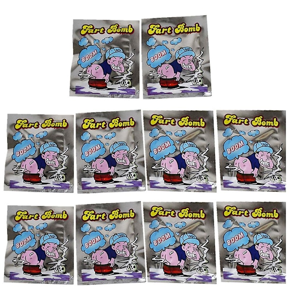 Sinknap 10pcs Big Bomb Nasty Smelly Fart Bags Prank Joke Trick Party Filler Funny Gags