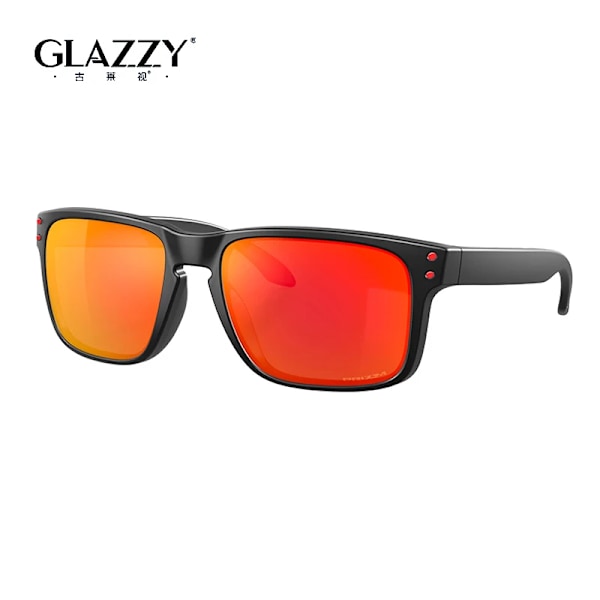 Glazzy Polarisoivat kalastusaurinkolasit Muoti Italia Brändi Designer Peili Mies Holbrook Ajo Urheilu Aurinkolasit Miehet 2024 Red mirror/polarized