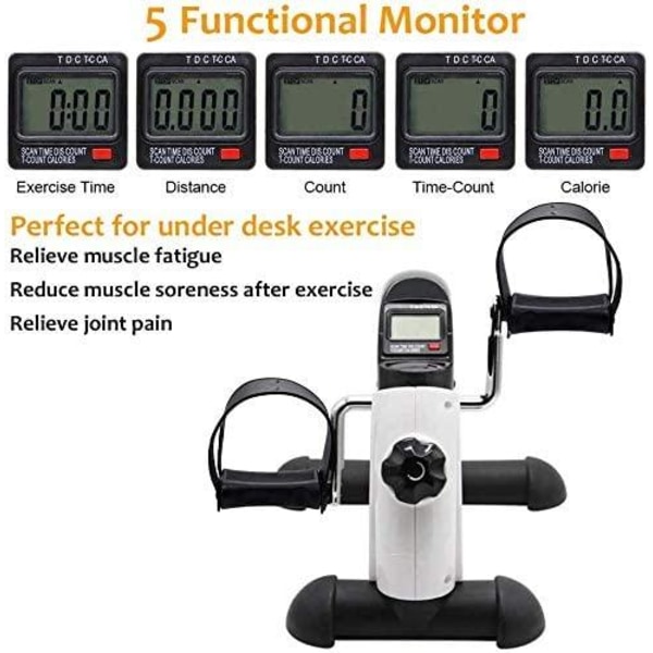 Arm- och benpedaltränare - Svart Black Black