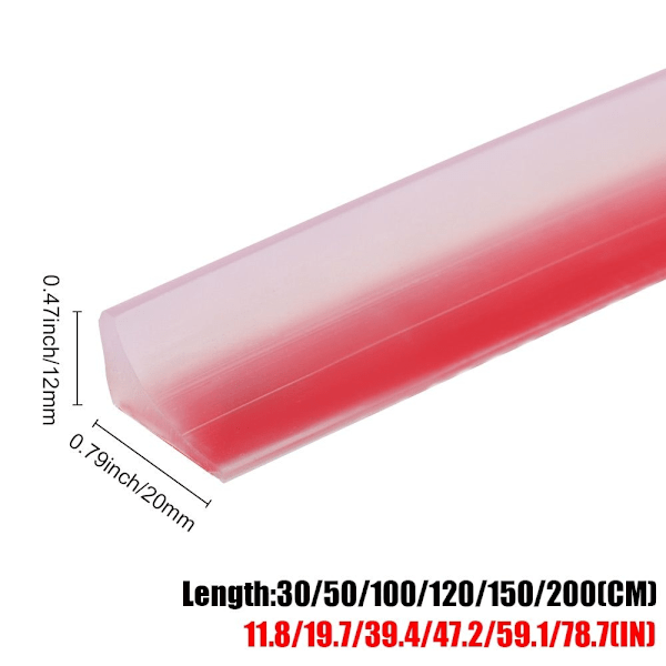 Vannstopper Vannholder stripe TRANSPARENT 120CM Transparent-WELLNGS Transparent Transparent 120 cm