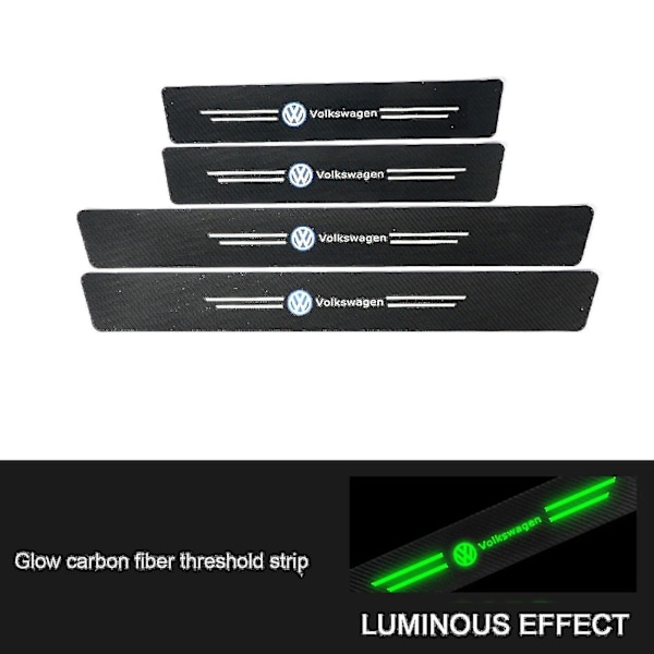 Auto dörrtröskelskydd anti-scratch dörrtröskelskydd för fordonstillbehör_llk13 Public 4pcs
