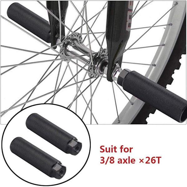 Cykelpinnar Aluminium Halkfria BMX-pinnar Universal, 1 Par Fotpinnar Stuntpedal, Sporttillbehör För Mountainbike, Landsvägscykel, BMX, MTB