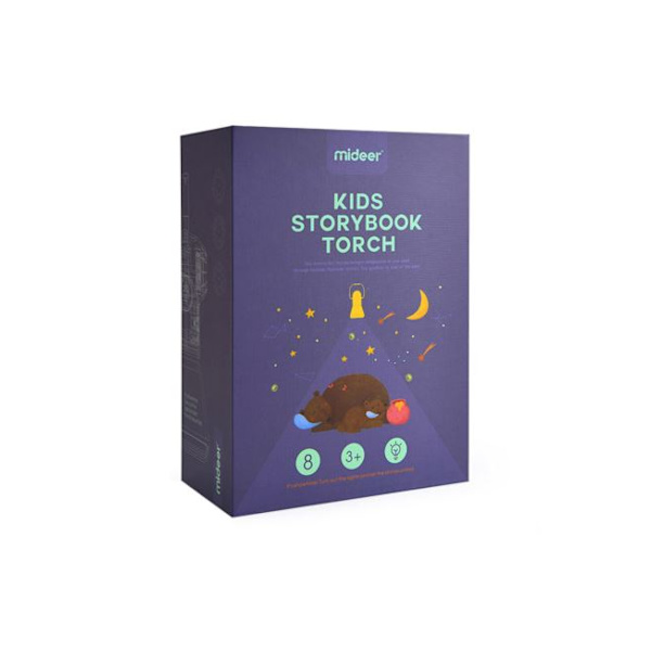 Mideer Story Flashlight Storybook Pedagogisk Leksaksprojektor Till