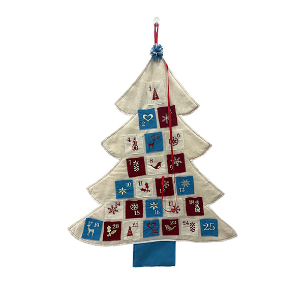 Christmas calendar Christmas tree non-woven ornaments Chr