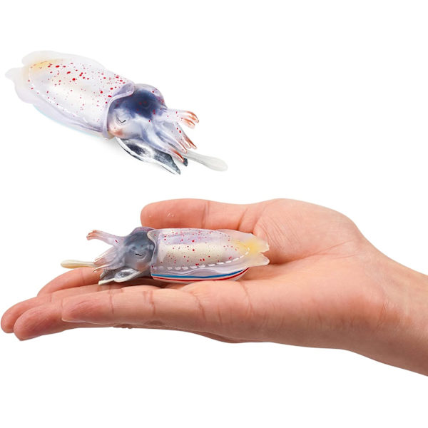 Dybhavssquid Dyr Figurer Model Mini Plastik Fisk Havdyr Legetøj Bad