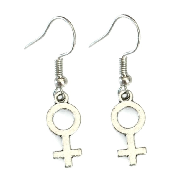 Örhängen Feministisk Feminism Venus Kvinnlig symbol Silver