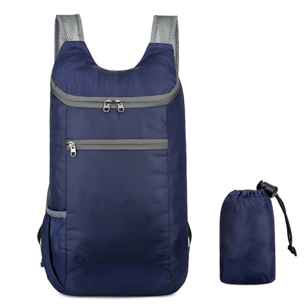 Lightweight Collapsible Backpack Foldable Ultralight Outdoor Dark Blue