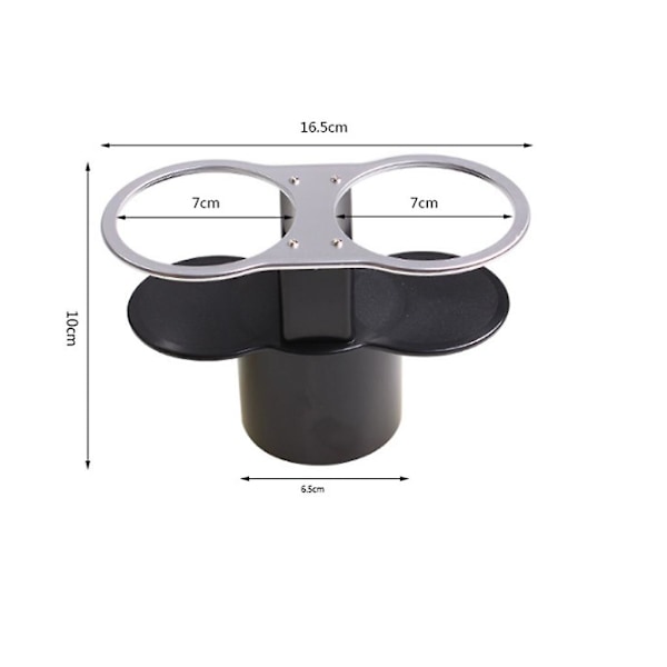 Dubbla hål biltillbehör kopphållare / dryckeshållarmontering för Peugeot 206 307 406 407 207 208 308 508 2008 3008|dryckeshållare|