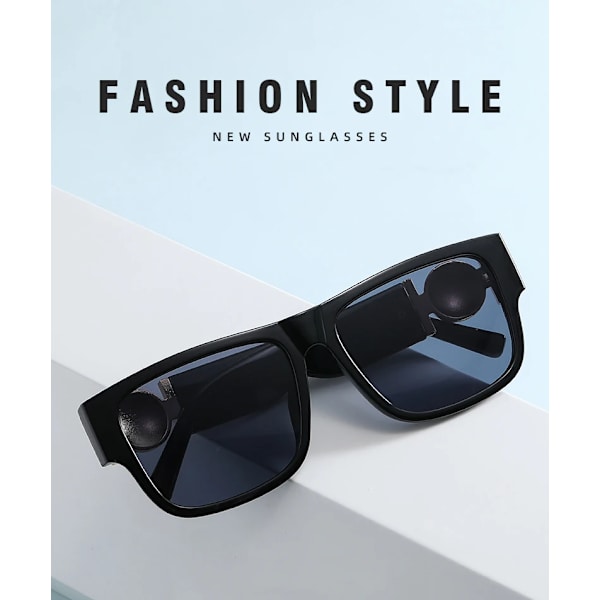 Vintage Square Brand aurinkolasit UV400-suojaus Peili Silmälasit Aurinkolasit Naiset Miehet 2024 C1 Black/Black Grey Fashion