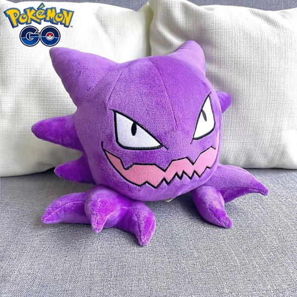 25-30cm Kawaii Ghost Gastly Haunter Gengar plysj leketøy utstoppet anime dekor myk dukke tegneserie sofa pute søt gave til barn 25-30cm 25-30cm Haunter