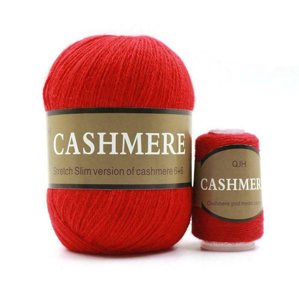 Mongoliskt kashmirgarnsset för handgjorda hantverk Bolscarf Wool 50 Plus 20 G/lot 12