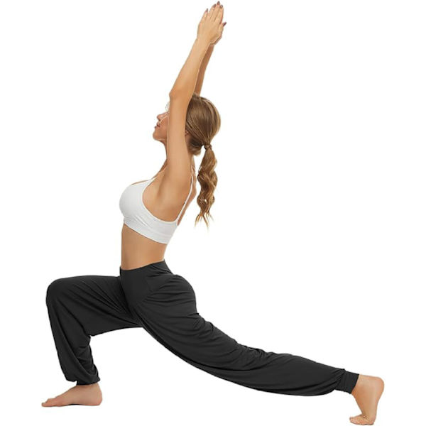 1 modal yoga byxor--svarta byxor