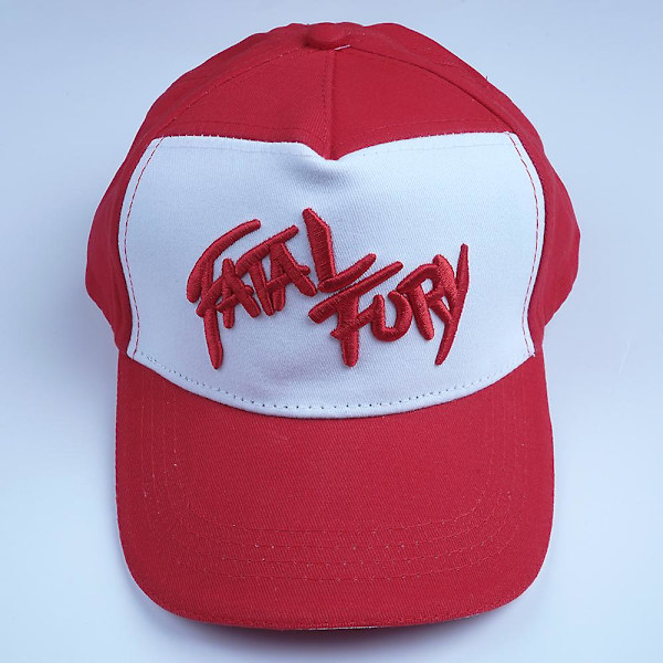 Anime Spel Cosplay Hat Trucker Terry Bogard Boxning Bomulls Baseballkeps Boxer Fatal Fury Broderade Bokstäver 2