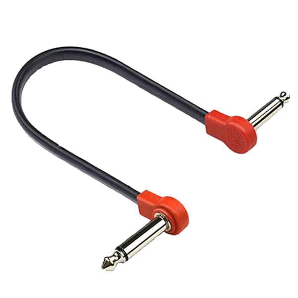 15cm/20cm Gitarr Effektpedal Kablar Höger Vinkel Patch Kabel Brusfri Kablar 0.03 20cm